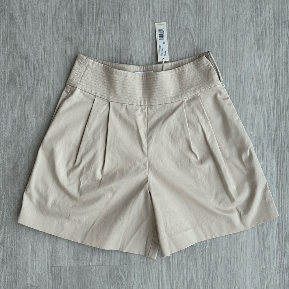 NWT! Rebecca Taylor super high waisted trench shorts